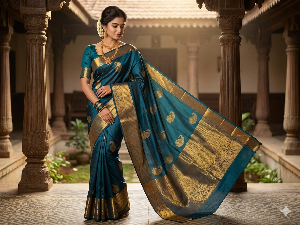 Pure Kanchipuram Silk Saree