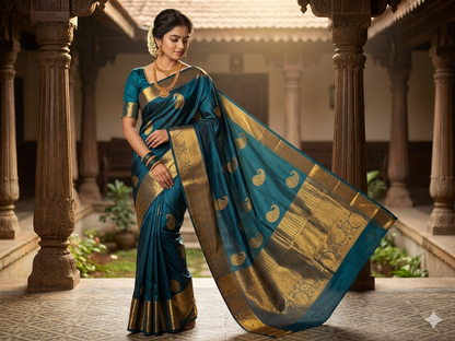 Pure Kanchipuram Silk Saree