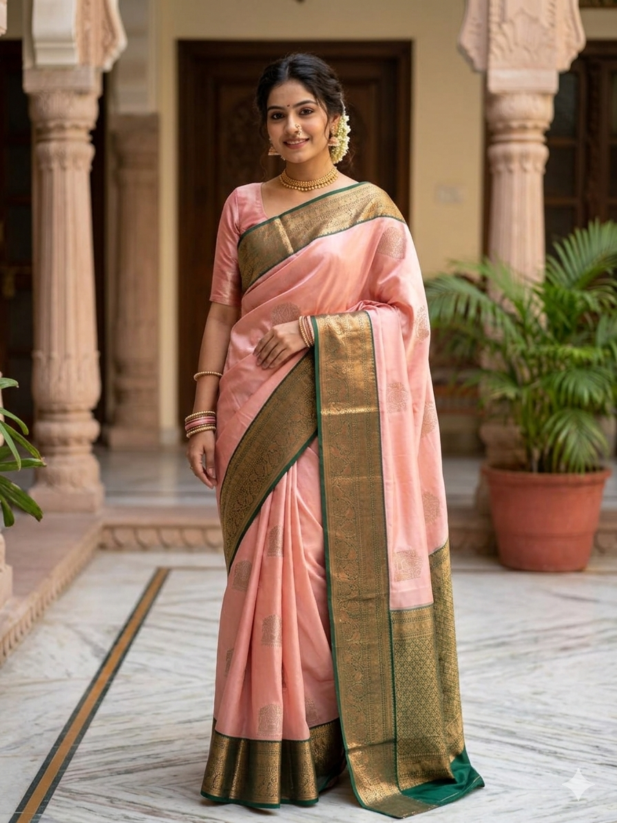 Kanchi Mix Silk Saree