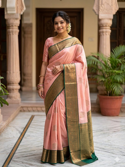 Kanchi Mix Silk Saree