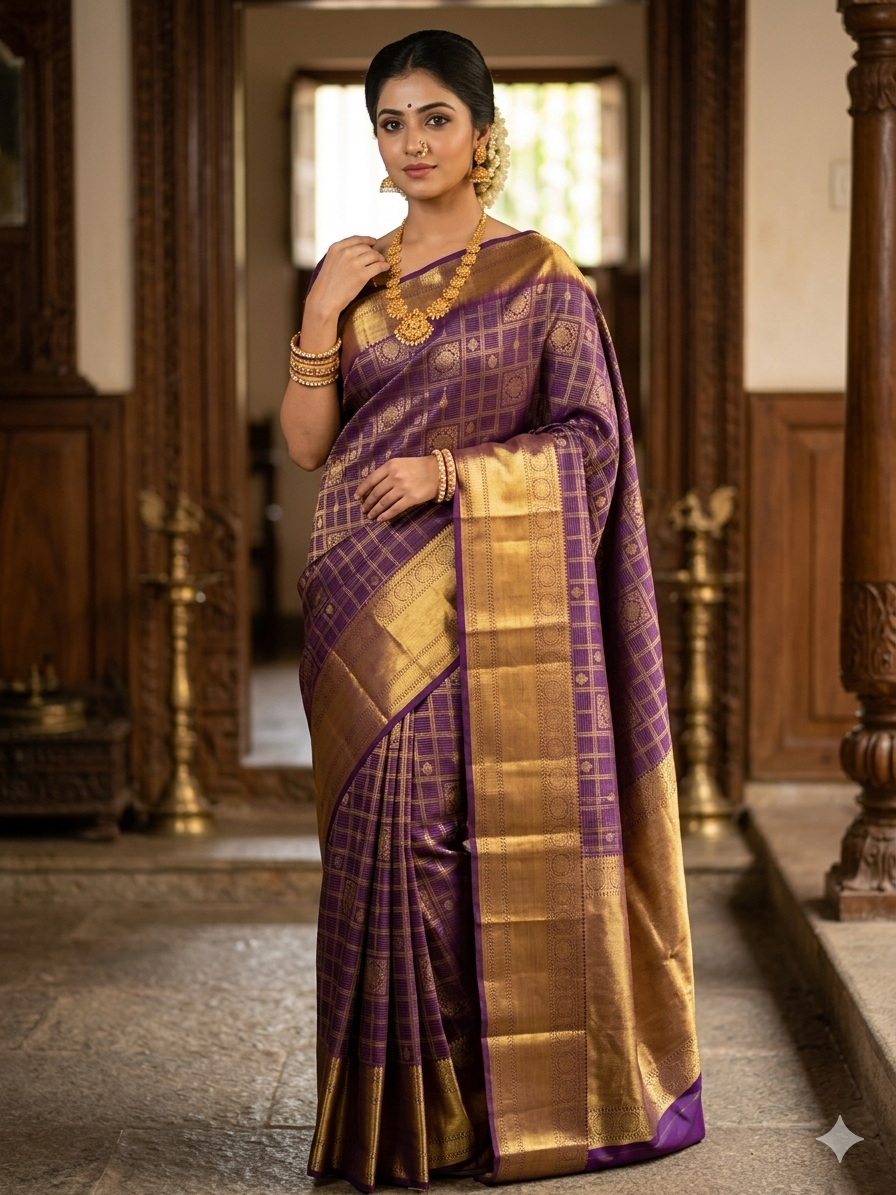 Pure Kanchipuram Silk Saree