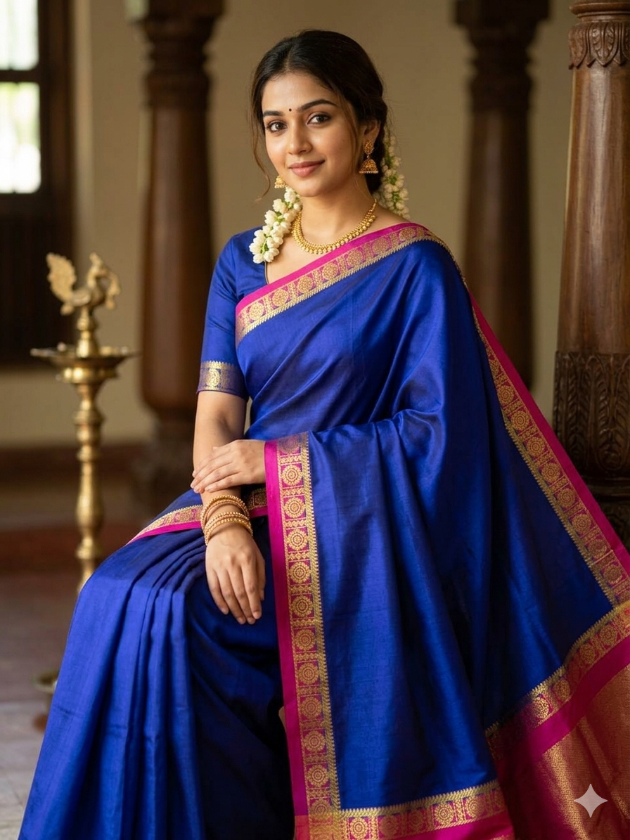 Pure Mysore Silk Saree.