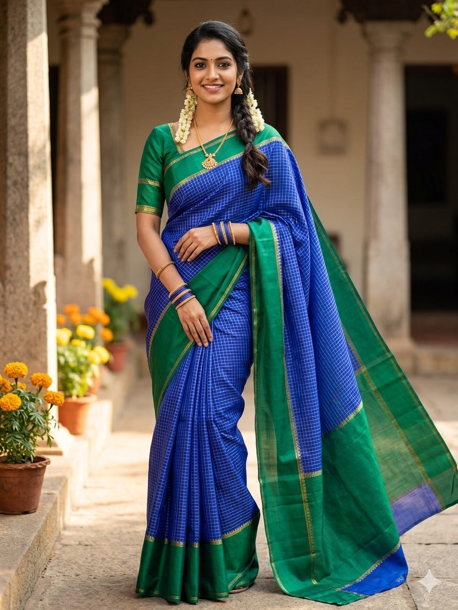 Pure Mysore Silk Saree.