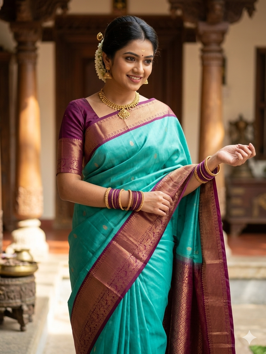 Pure Kanchipuram Silk Saree