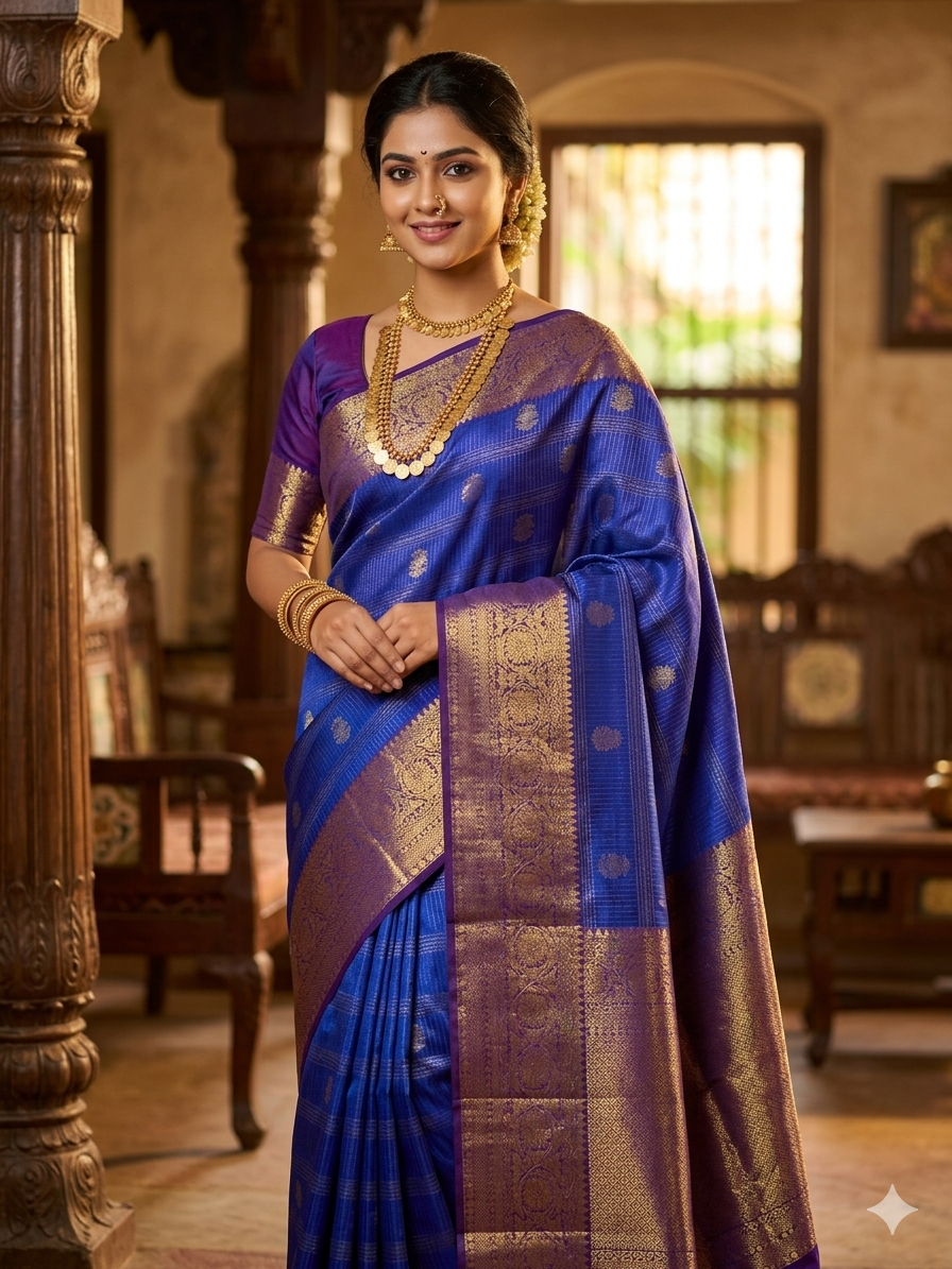 Pure Kanchipuram Silk Saree
