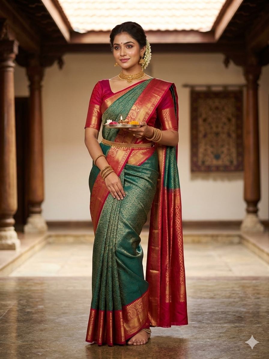 Pure Kanchipuram Silk Saree