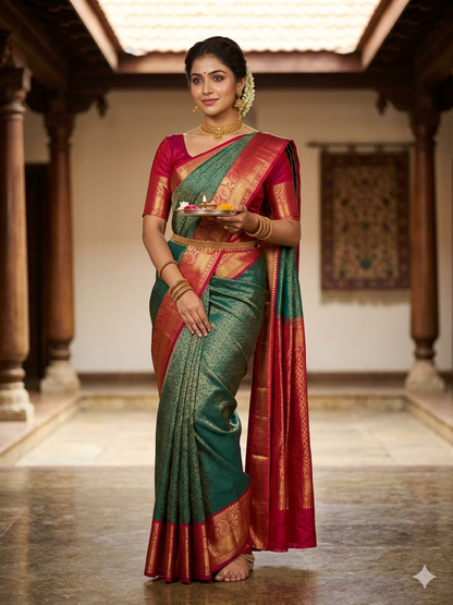 Pure Kanchipuram Silk Saree