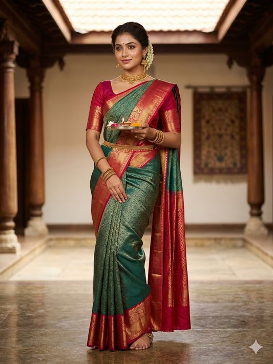 Pure Kanchipuram Silk Saree