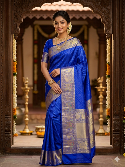 Pure Kanchipuram Silk Saree