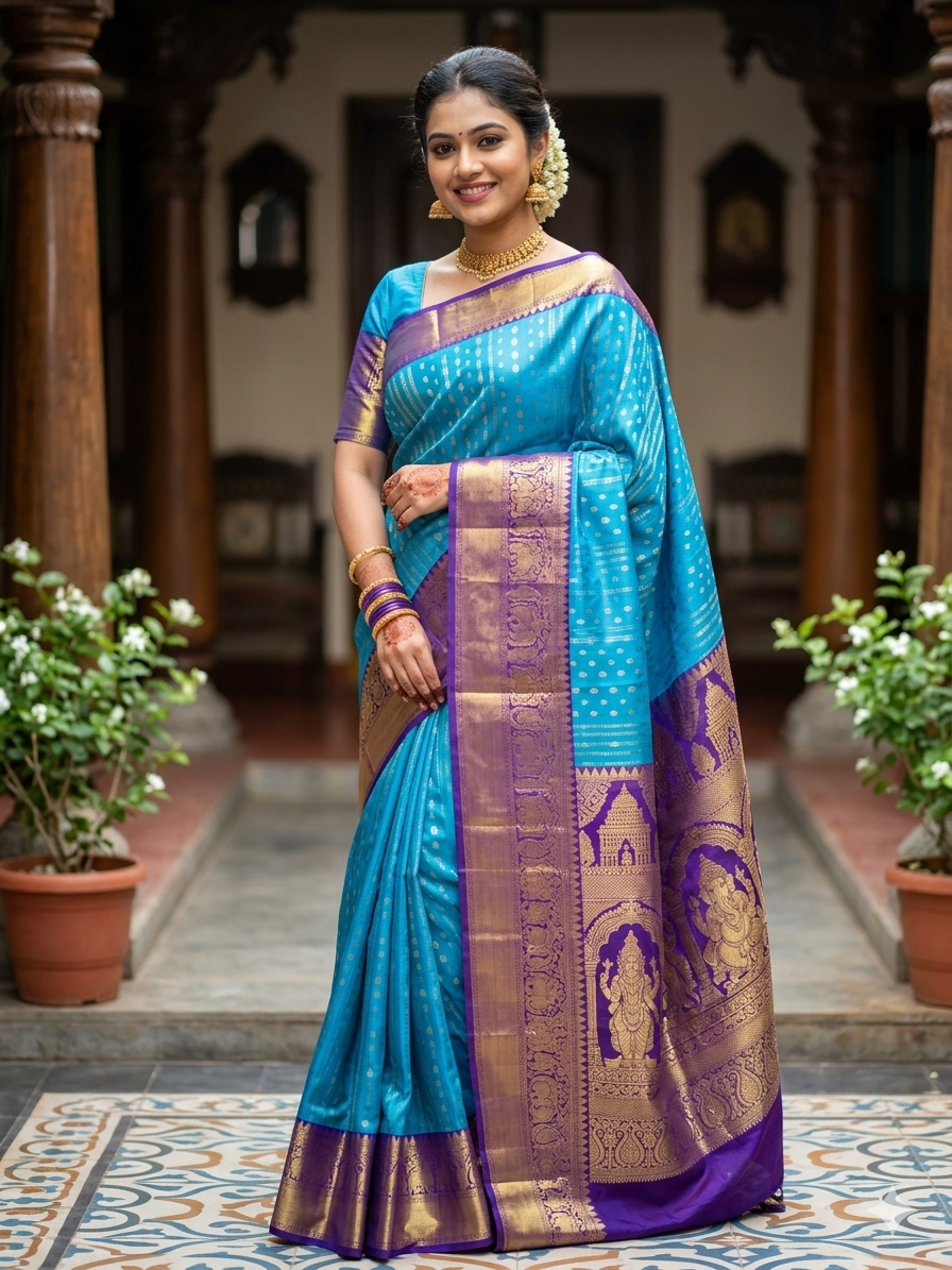 Pure Kanchipuram Silk Saree