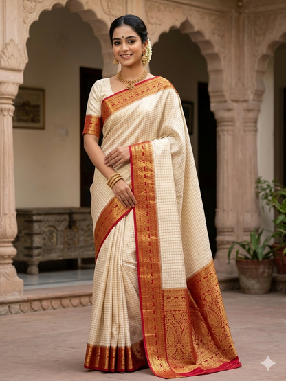 Pure Mysore Silk Saree.