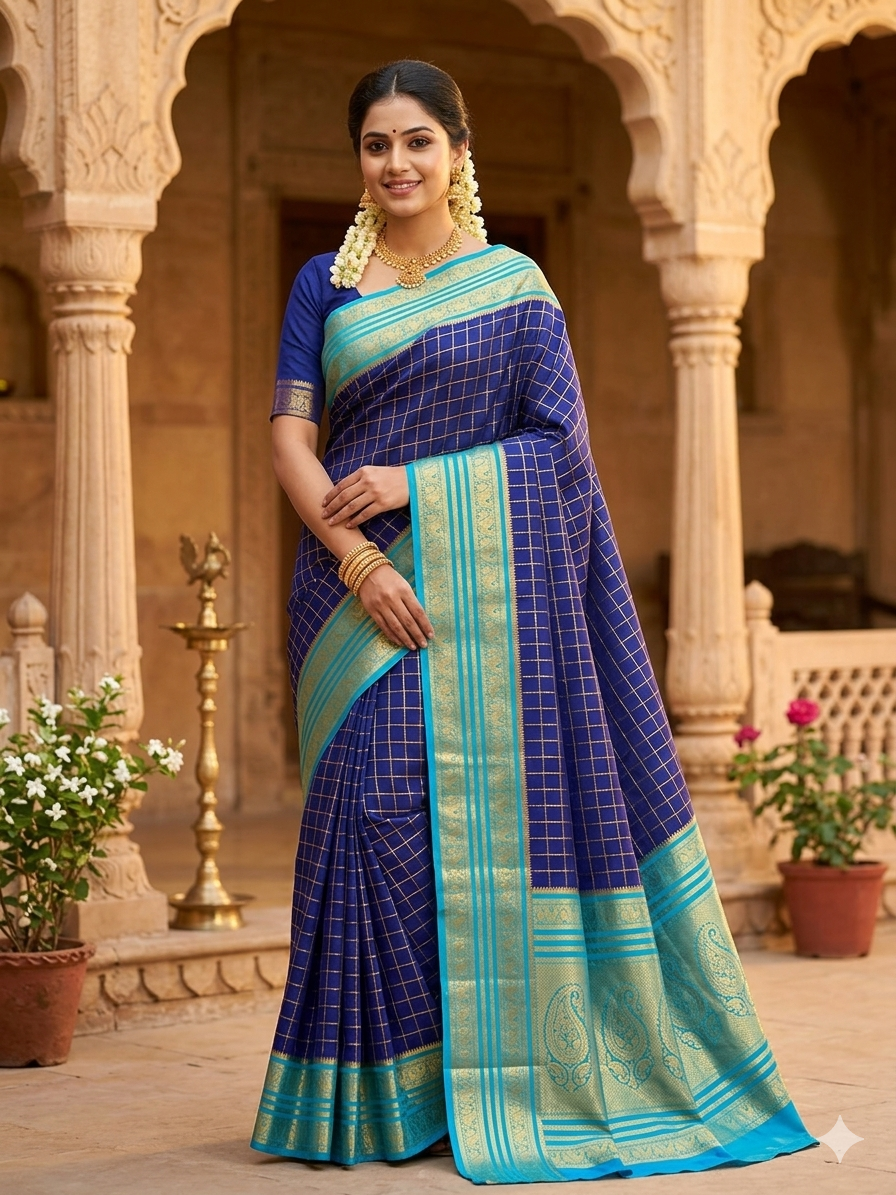Pure Mysore Silk Saree.