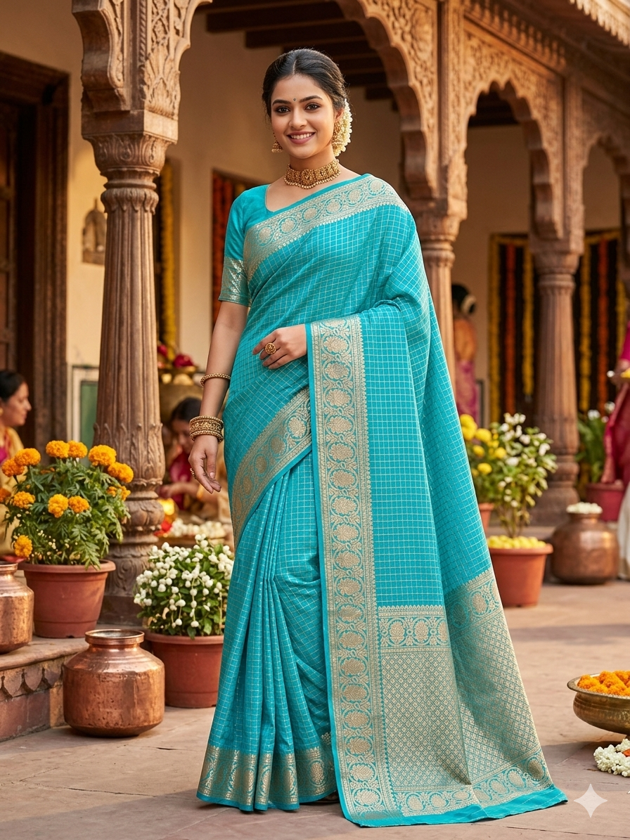 Pure Mysore Silk Saree.