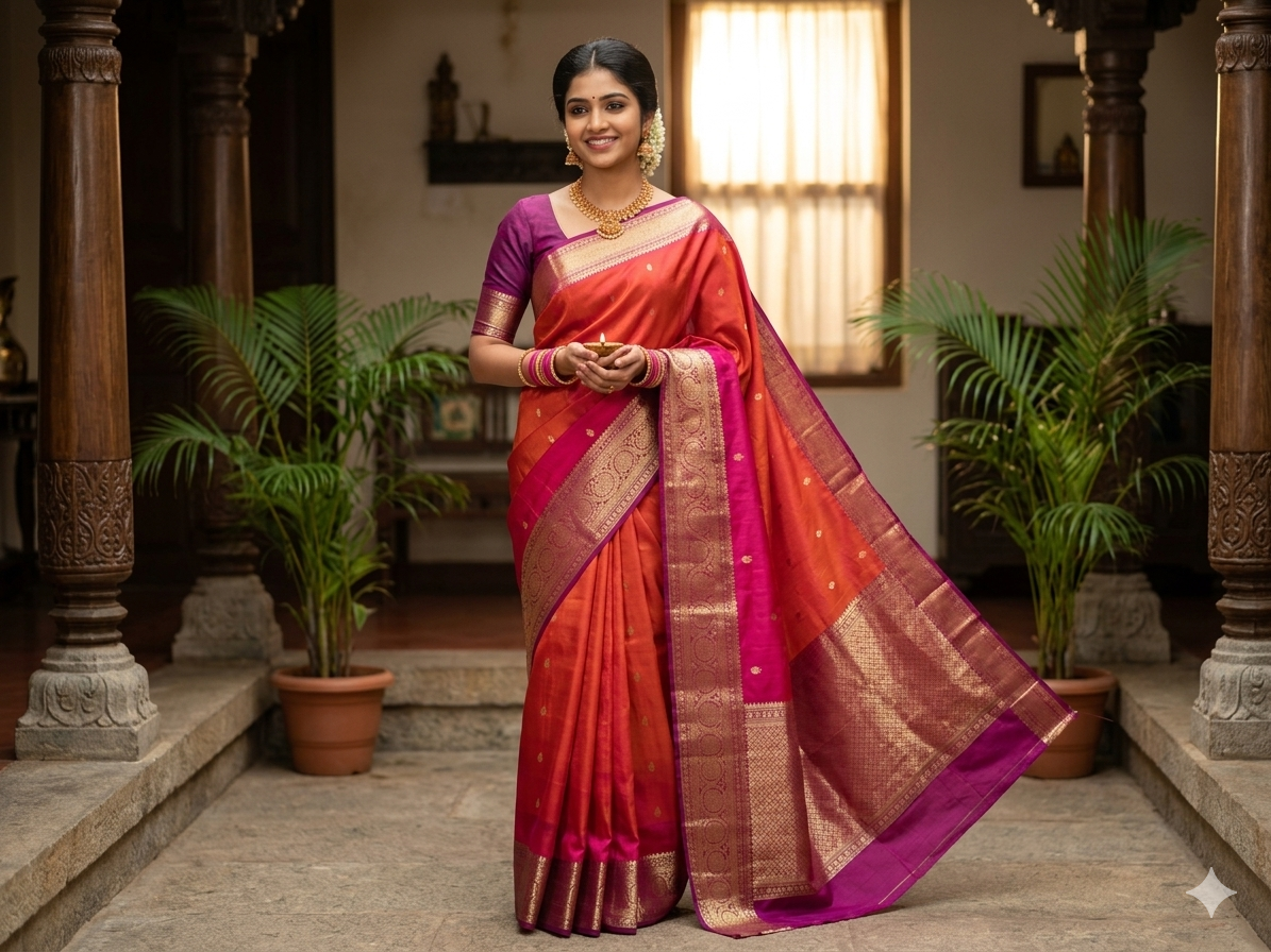 Pure Kanchipuram Silk Saree