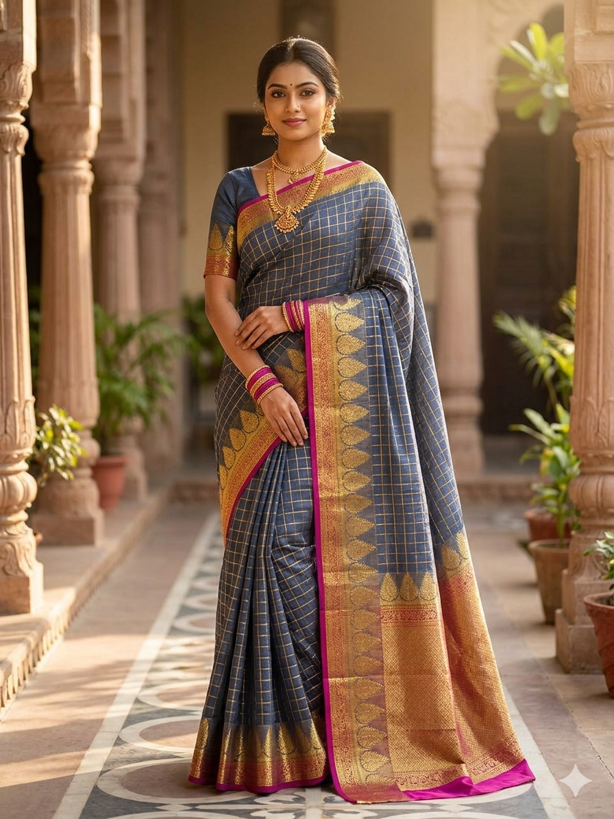Pure Mysore Silk Saree.