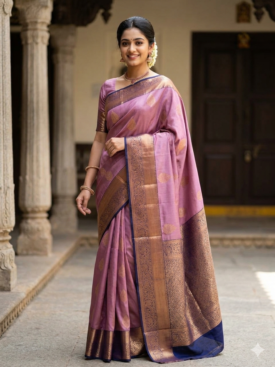 Kanchi Mix Silk Saree