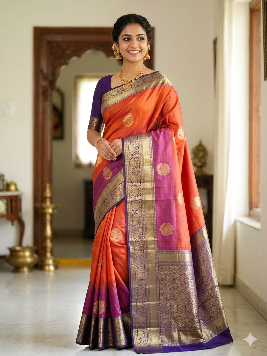 Pure Kanchipuram Silk Saree