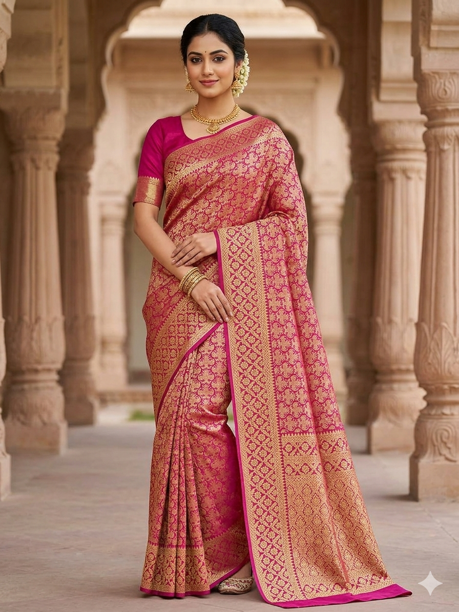 Pure Mysore Silk Saree.