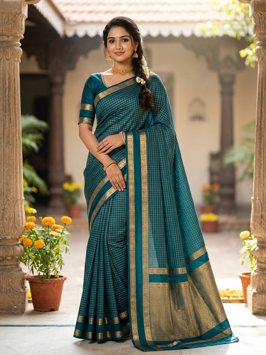 Pure Mysore Silk Saree.