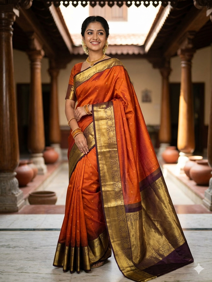 Pure Kanchipuram Silk Saree