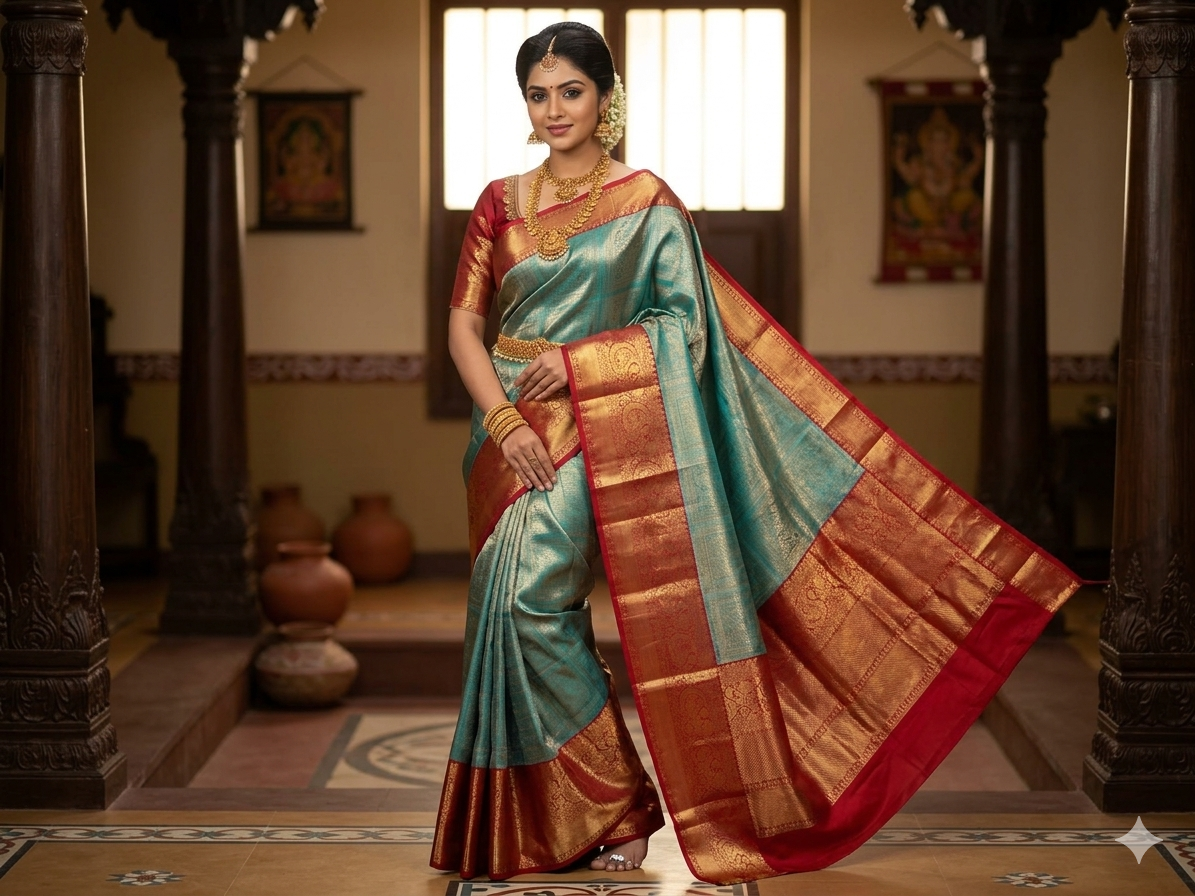 Pure Kanchipuram Silk Saree