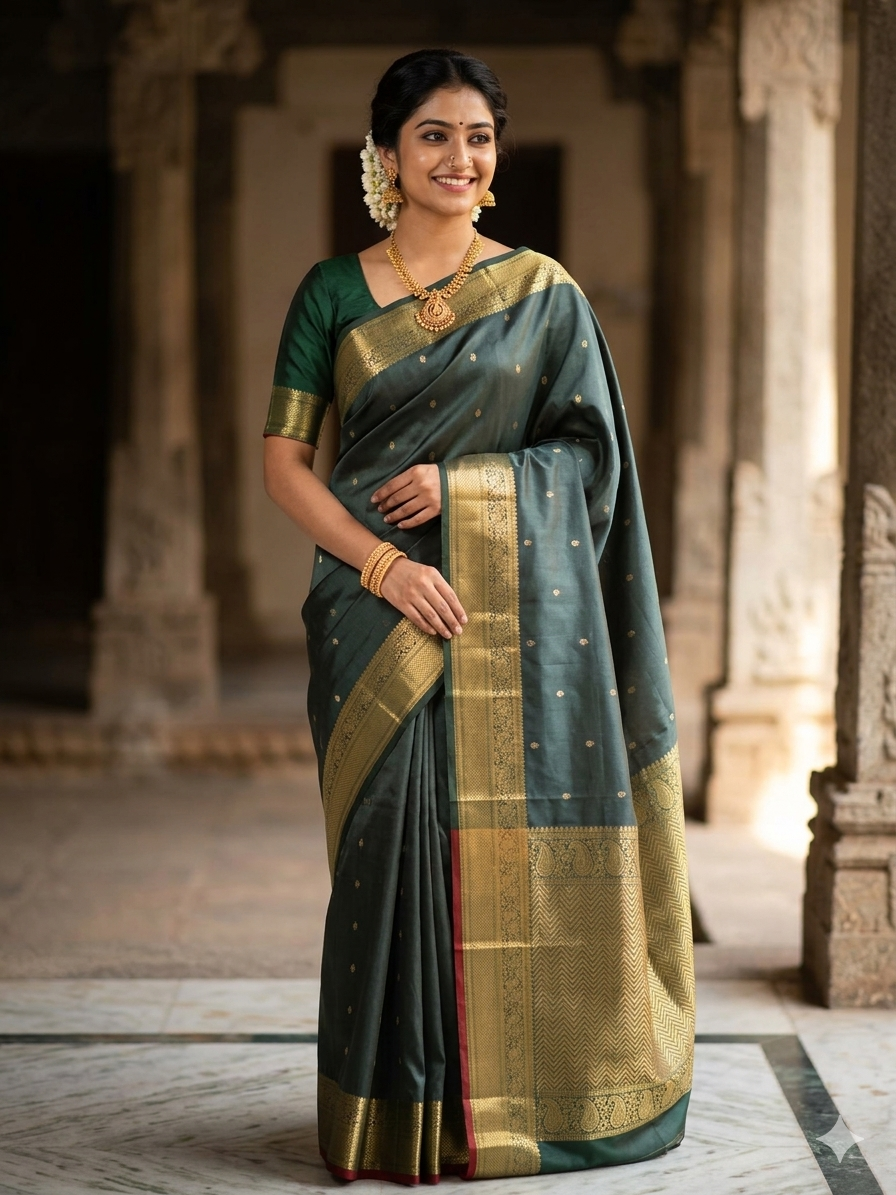 Pure Kanchipuram Silk Saree