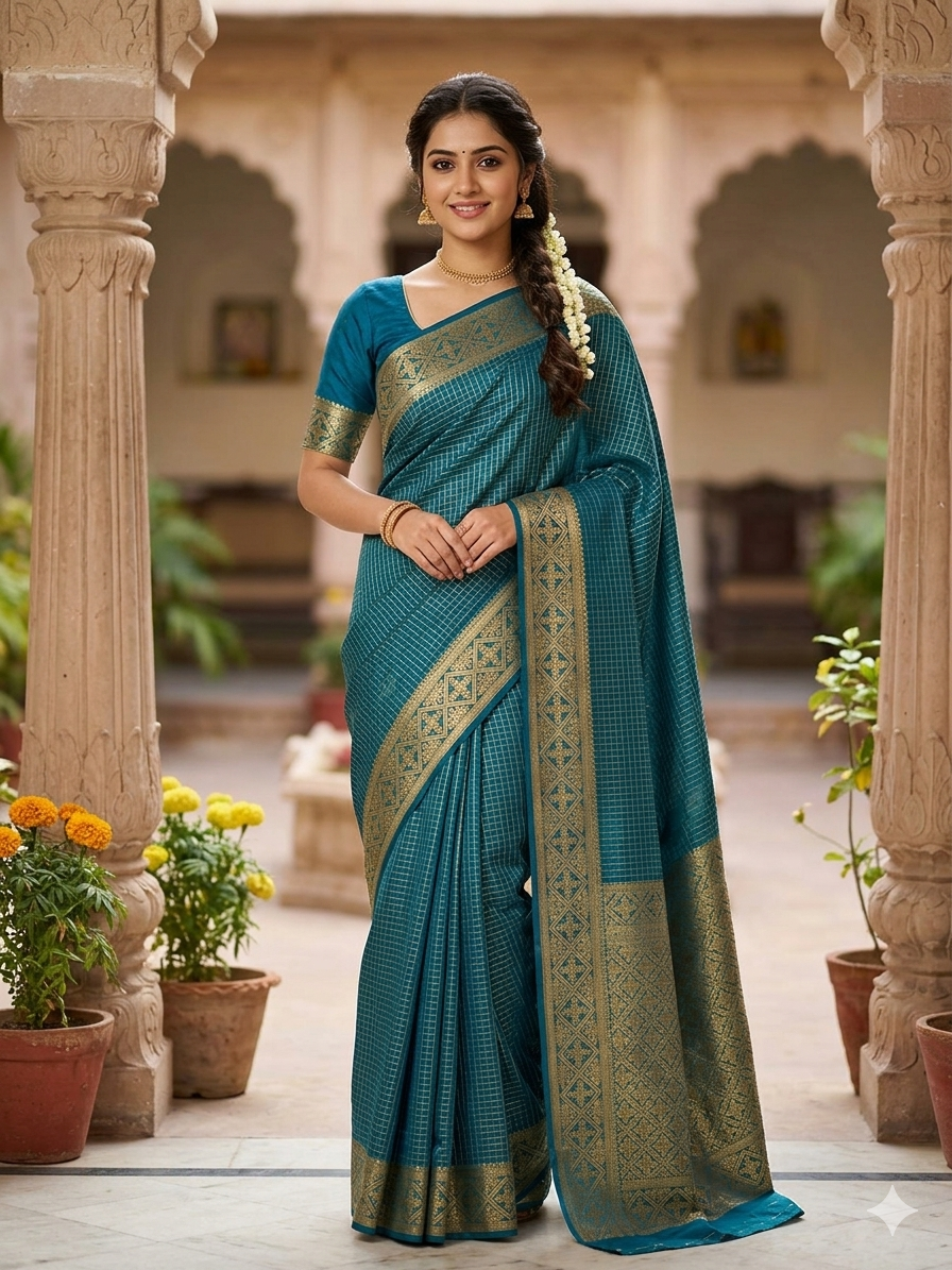 Pure Mysore Silk Saree.