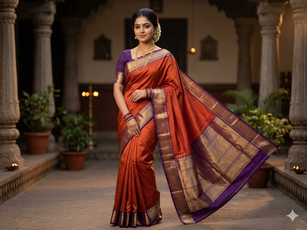 Kanchi Mix Silk Saree