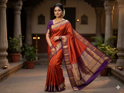 Kanchi Mix Silk Saree