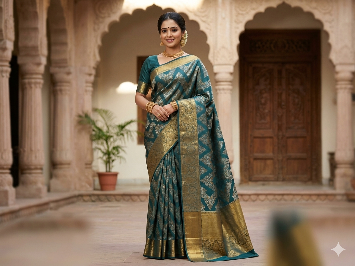 Pure Kanchipuram Silk Saree