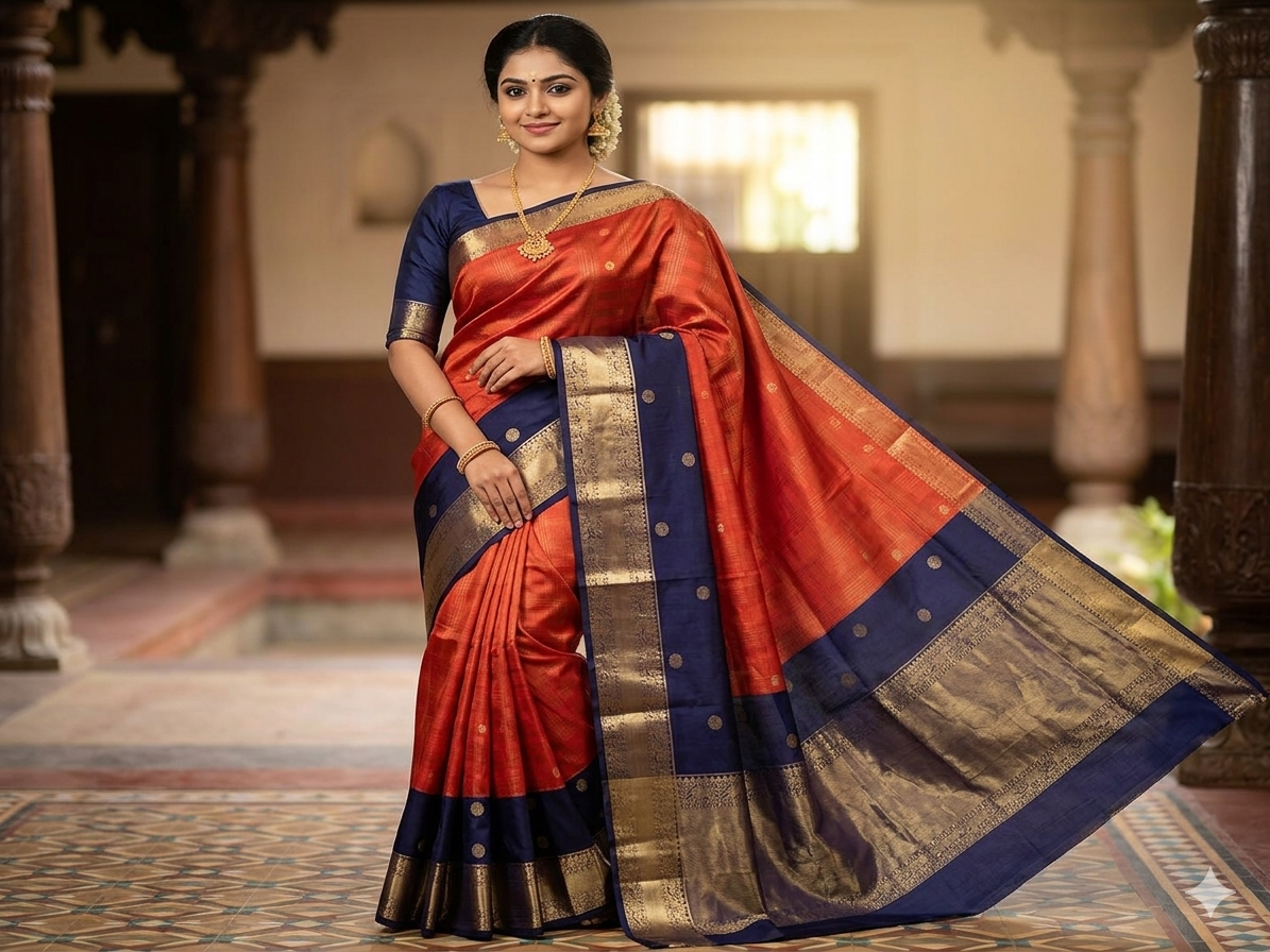 Pure Kanchipuram Silk Saree