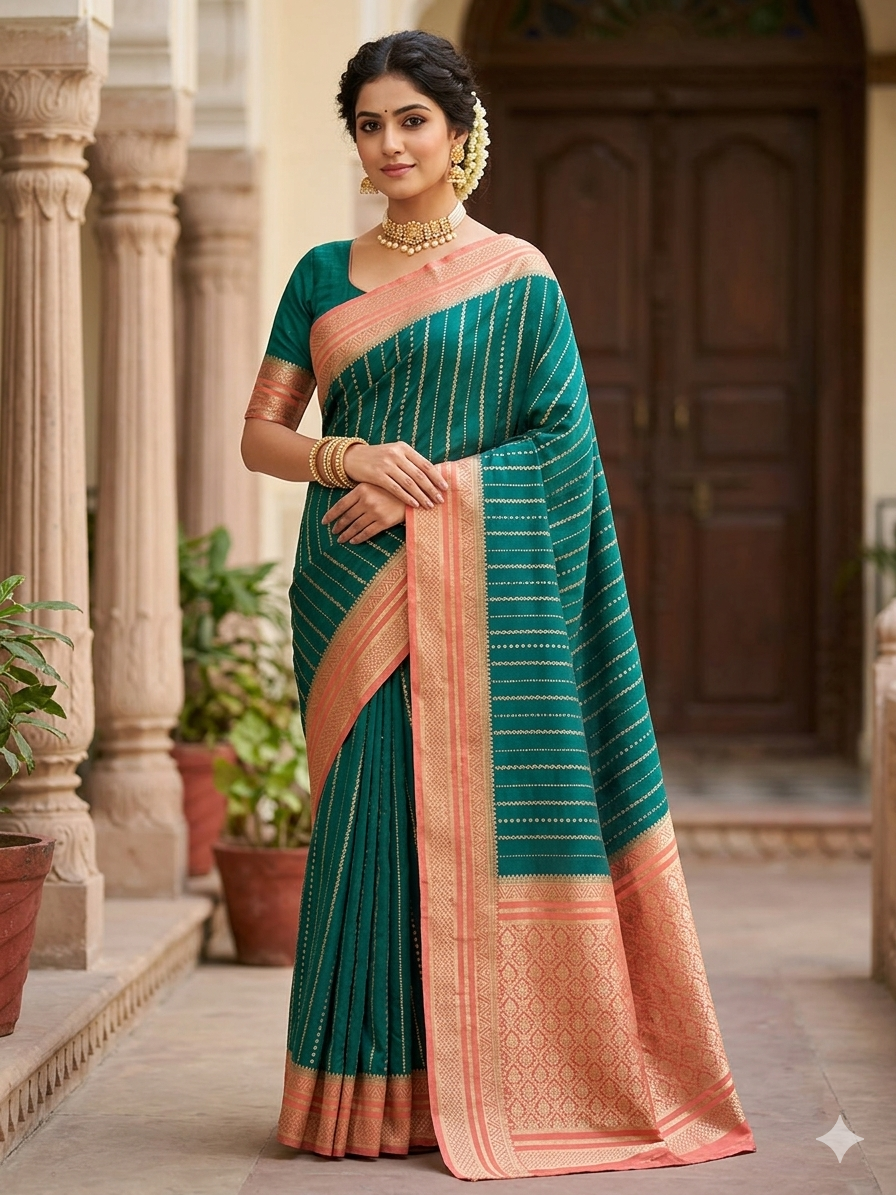 Pure Mysore Silk Saree.