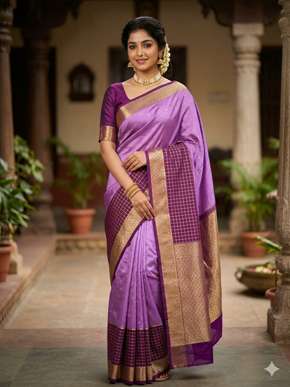 Pure Mysore Silk Saree.