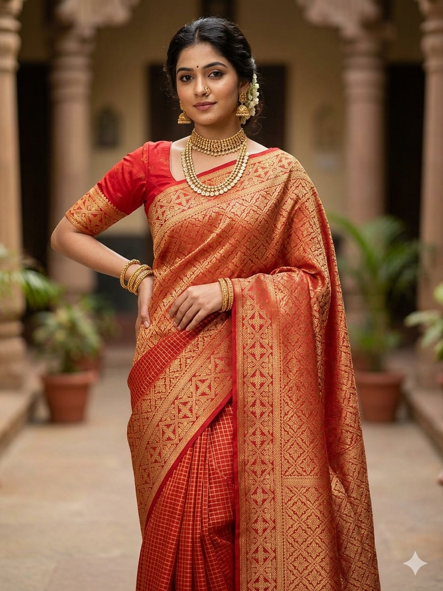Pure Mysore Silk Saree.