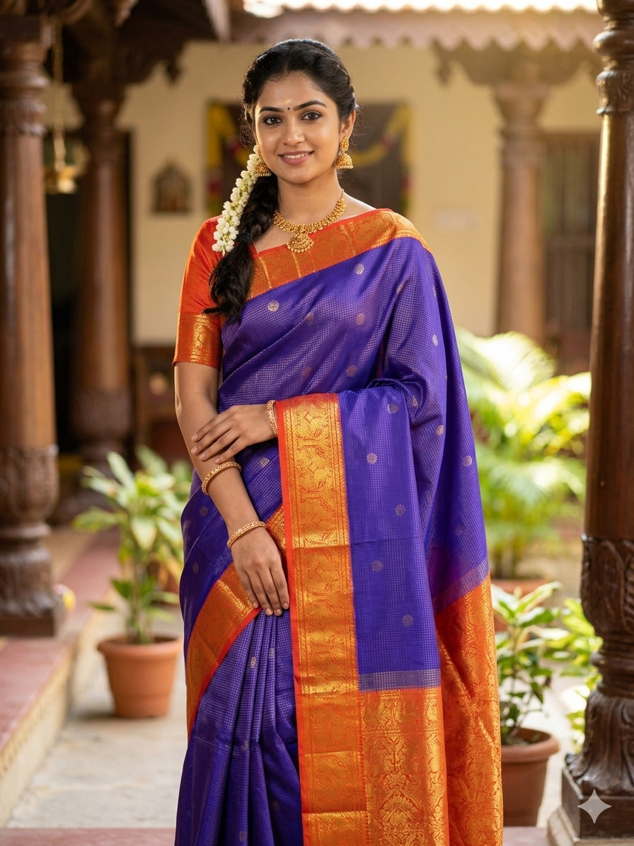 Pure Kanchipuram Silk Saree