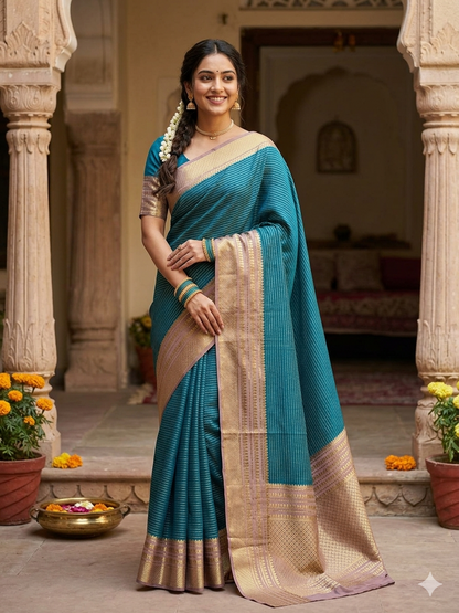 Pure Mysore Silk Saree.