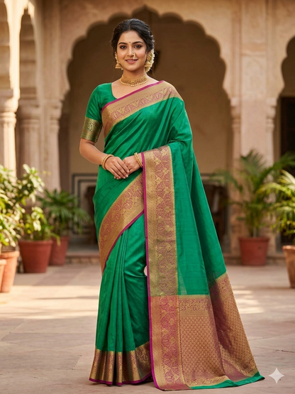 Pure Mysore Silk Saree.