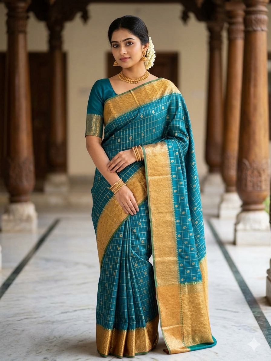 Pure Mysore Silk Saree.