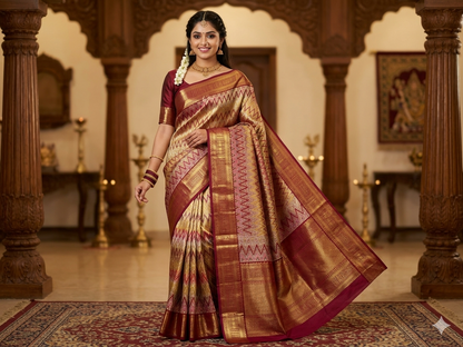 Pure Kanchipuram Silk Saree