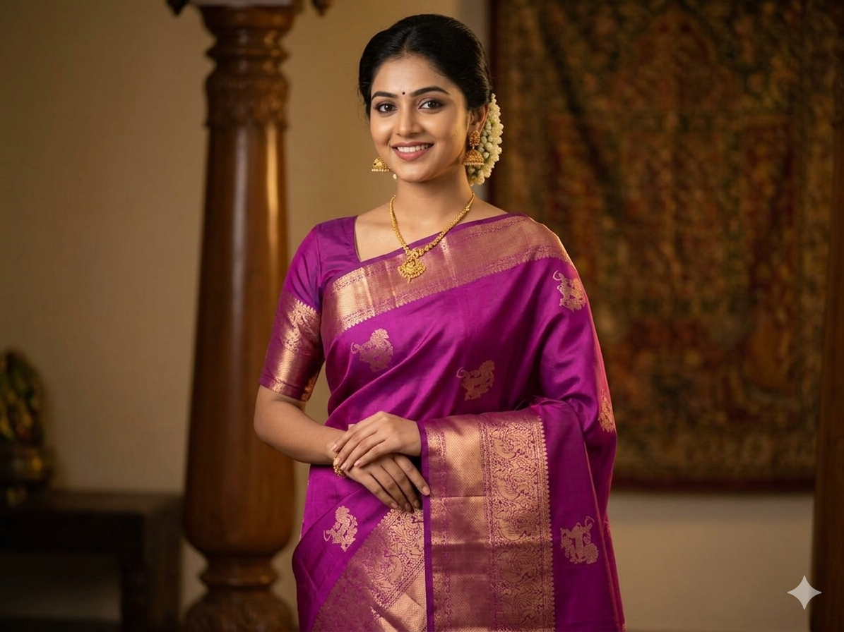 Pure Kanchipuram Silk Saree