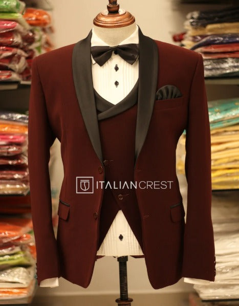 Three Piece Tuxedo Suits For Men