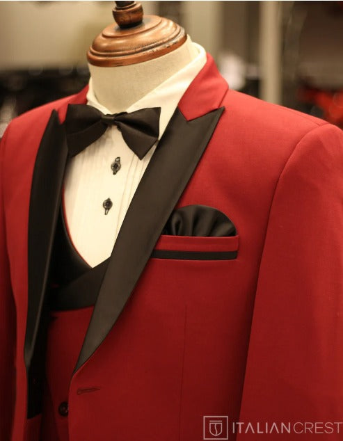 Three Piece Tuxedo Suits For Men