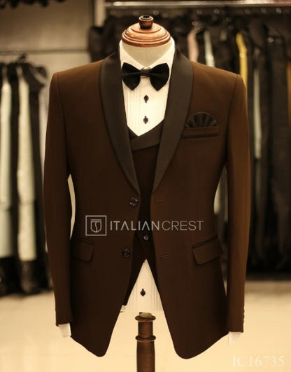 Three Piece Tuxedo Suits For Men