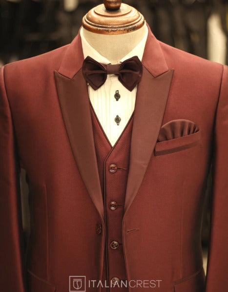 Three Piece Tuxedo Suits For Men