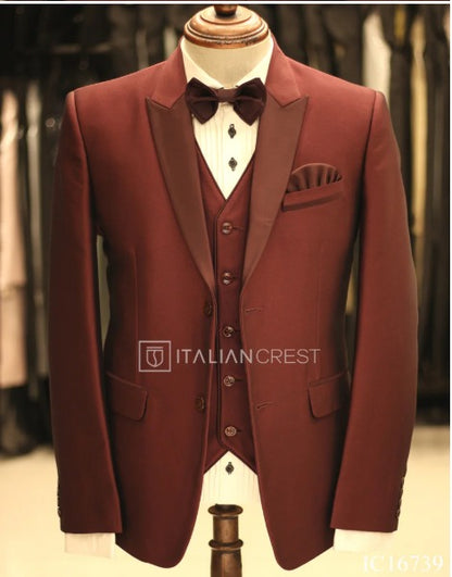 Three Piece Tuxedo Suits For Men
