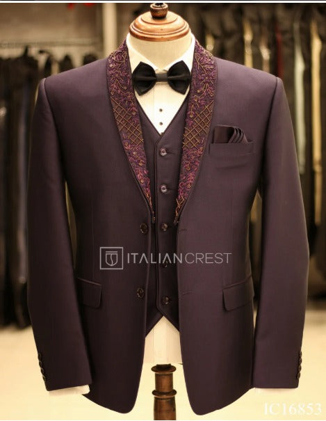 Three Piece Designer Suits For Men