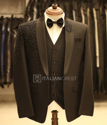 Three Piece Designer Suits For Men