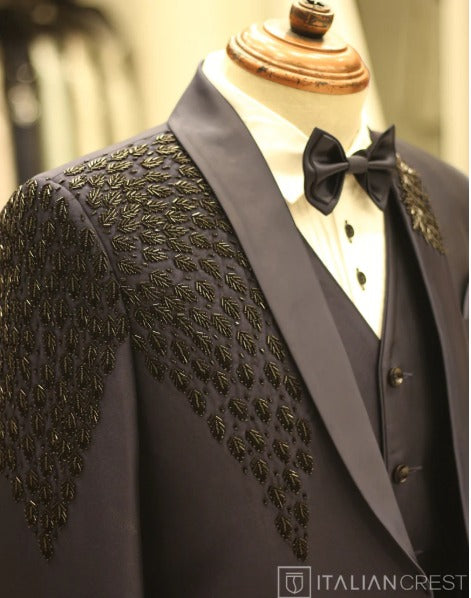 Three Piece Designer Suits For Men