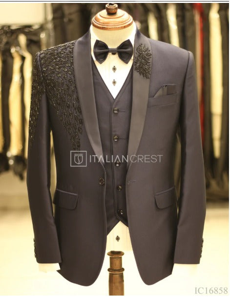 Three Piece Designer Suits For Men