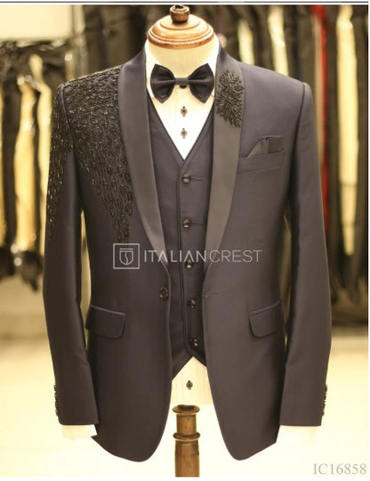 Three Piece Designer Suits For Men